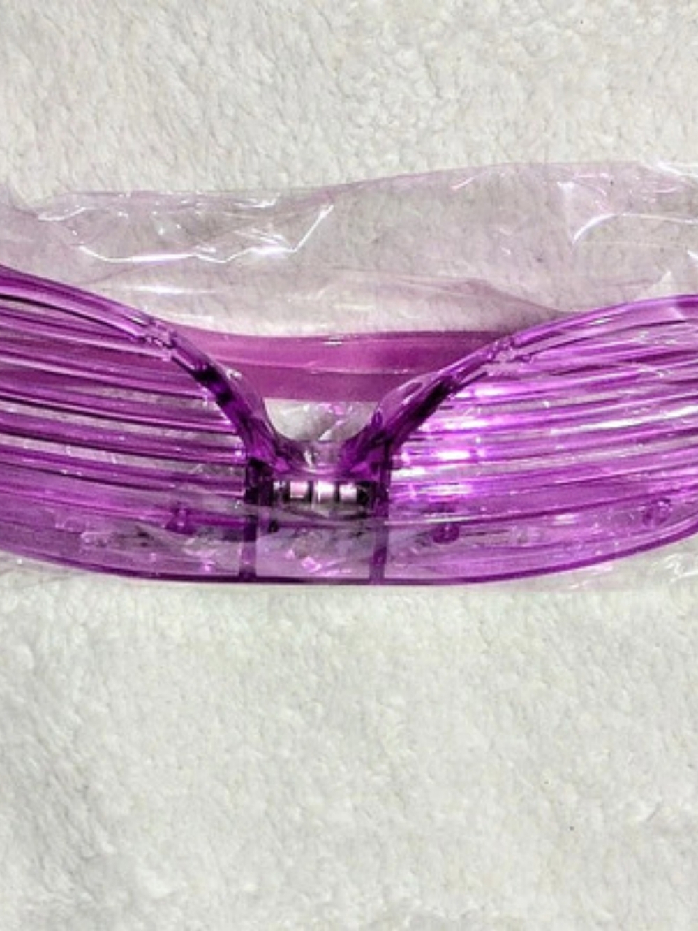 Purple LED Light-Up Shutter Shades – Flashing Neon Rave Party Glasses (New) - Picture 1 of 4
